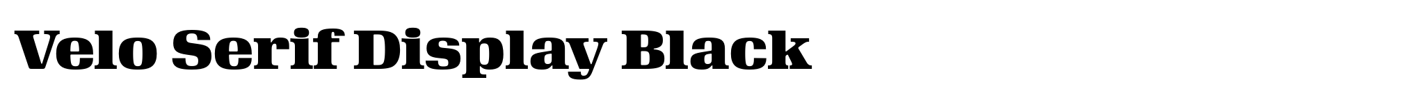 Velo Serif Display Black image